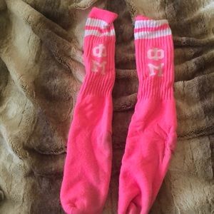Carnation Collection Phi Mu knee socks
